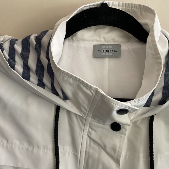 Stitch Fix White Parka Jacket - Picture 2 of 6